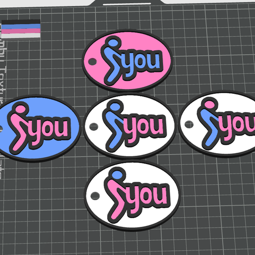 🔑 F-you key chain・Free 3MF File for 3D printing・Cults