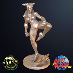 JURI-HAN-STREET-FIGHTER-V-ETERNAL-RENDER-1.jpg Archivo 3D JURI HAN DIORAMA - STREET FIGHTER V - ETERNAL・Objeto para impresora 3D para descargar