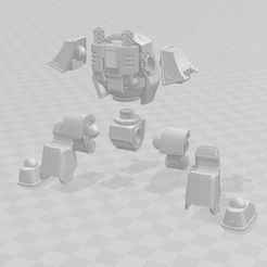 bLANK1.jpg STL file Unbeknown Legion Contemptuous Robot・3D printing model to download
