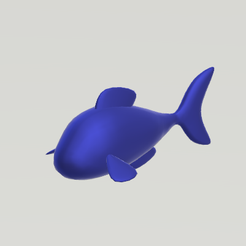 кпвукпваи.png STL-Datei Fischfigur・3D-druckbares Modell zum herunterladen