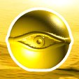 Millennium-Eye-3D-Print-Model1.png Millennium Eye (Yu-Gi-Oh!) – 3D Printable Prop & Display Piece