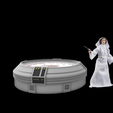 patreon.com/charveys3d Star Wars Rebel Base Yavin Holographic Table for 3.75" and 6" figures