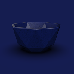 5d6ab67c-09e3-4356-bc4c-c20934d63c21.png Free STL file 80. Facet Origami Geometric Bonsai Planter - V21 - Ariana (Inches)・3D printer design to download