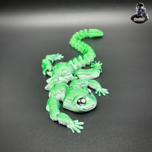 IMG_31043.jpg cute fuzzy Gecko - Articulé - Impression en place - Sans support