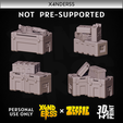 X4NDERSS-fgdgdf.png ZEFF1E & X4NDERSS Cargo Set 4 - Stylized Miniature Heroic Models Modern box boxes Barrel wood pallet create props scale model diorama work
