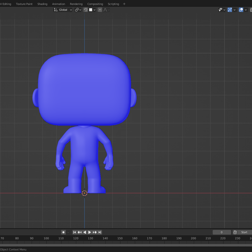 🎨 Funko Pop Base Model | Rigged | Articulated・ STL File for ・Cults