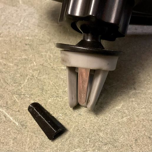 Finger Cover for Car Phone Mount 3D model