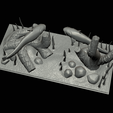 sumec-podstavec-standard-quality-1-16.png two catfish scenery in underwather for 3d print detailed texture
