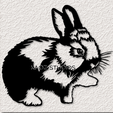 project_20240131_1428038-01.png bunny rabbit wall art rabbit wall decor 2d art animal