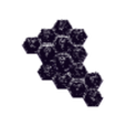 Grassland Peaks D NE 14x solid.stl BATTLETECH TERRAIN MAP SET GRASSLAND PEAKS (by ROBOMAPS)
