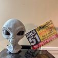 IMG_4871.jpg 👽 Classic Grey Alien Bust C - Detailed  Model 🛸