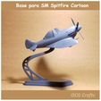 Base para SM Spitfire Cartoon OCG Crafts Support for Super Marine Spitfire Cartoon