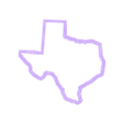 Texas_cookie_cutter.stl Texas State Cookie Cutter