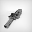 untitled.29.jpg Airsoft P90 140mm Silencer - Based on Ace1 Arms Supressor