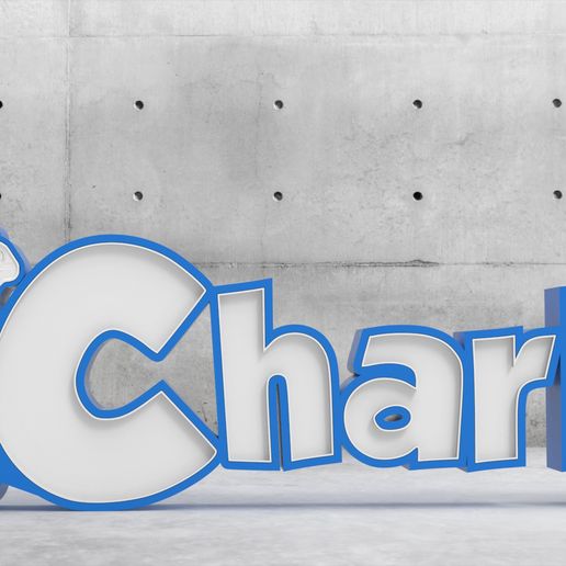 BRIGHT NAME CHARLY 3D model