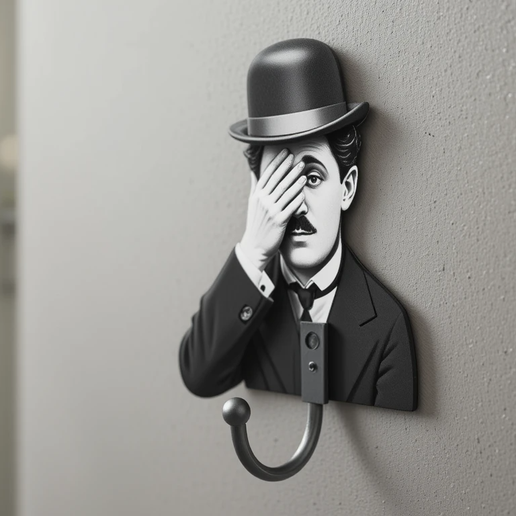 Charlie Hook Wall Mounted AI Generated Object Design Decor