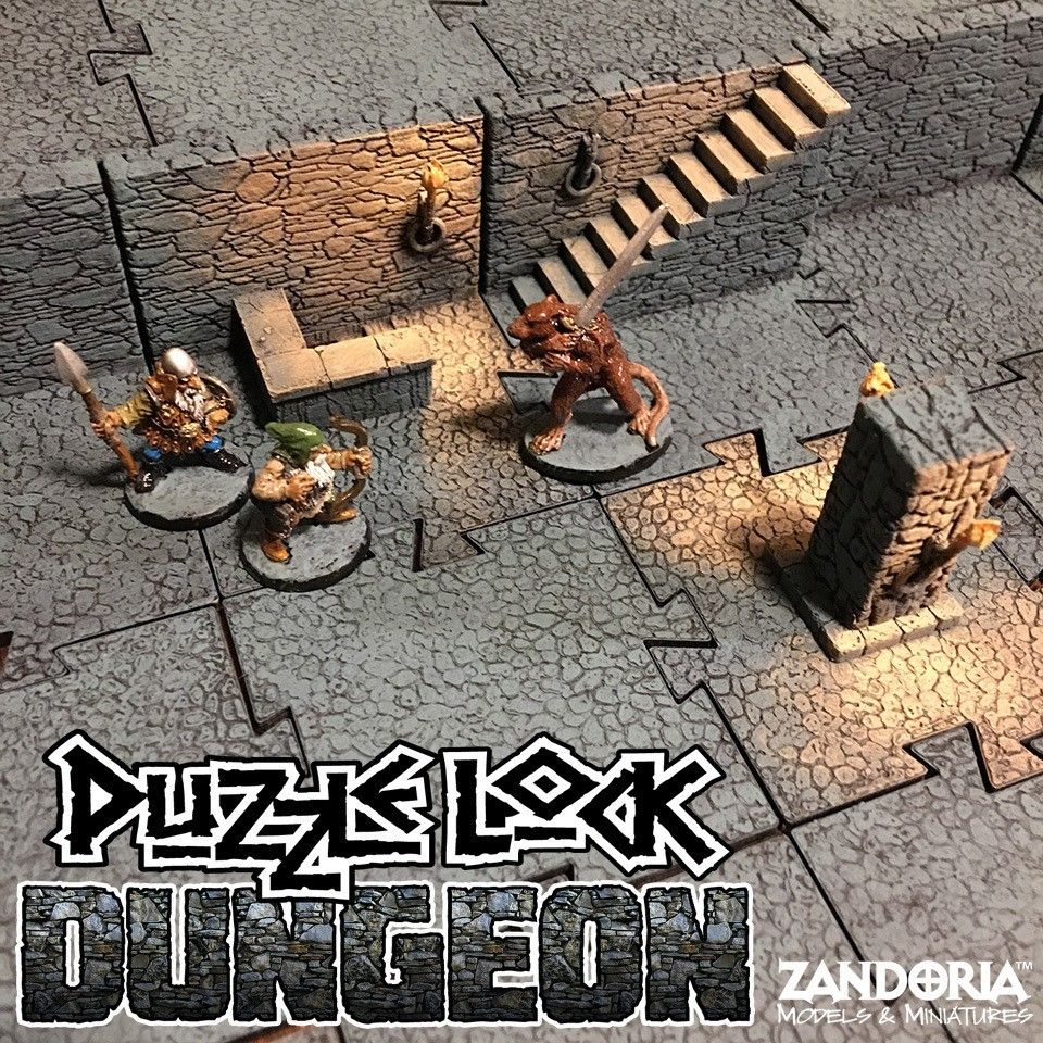 Dungeon_promo4.jpg 3D file PuzzleLock Dungeon・Model to download and 3D print, Zandoria