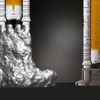 13.jpg Artemis 1 The Space Launch System (SLS): NASA’s Moon Rocket take off (lamp) and pedestal File STL-OBJ for 3D Printer