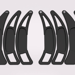 Paddles.png Shift paddle extensions for Smart Fortwo 451 & 453