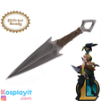 3D Print Ready Akali Kunai 3D Model League of Legends