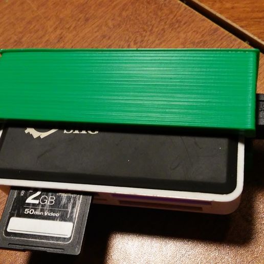 Download free STL file SIID Memory Card Reader Holder • 3D printer