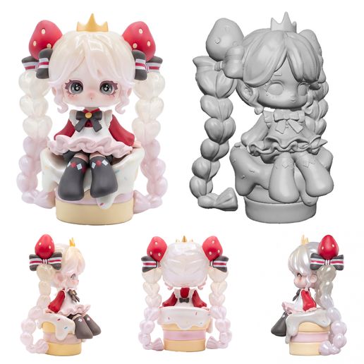 Ninita Mirror Paradise Figure Art Toys Strawberry cake girl