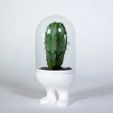 Space_Explorer_Planter.jpg Free STL file Space Explorer Planter・3D printer model to download