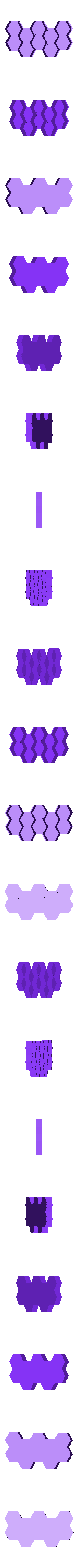 Container_HEX.stl Gloomhaven Full Storage Solution (Monsters/Overlays/Cards)