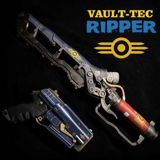 🗡️ Ripper chain sword - Fallout・3D Print・Cults