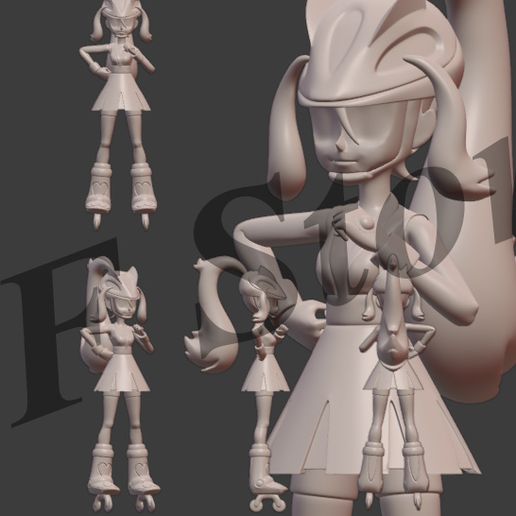 Pokemon Korrina 3D model
