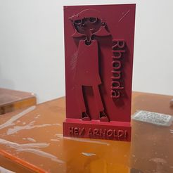 rhonda.jpg Archivo STL Rhonda - Hey Arnold - Adorno・Modelo para descargar y imprimir en 3D
