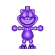 FREDDY SMILING 150MM.stl Freddy smiling // PRINT-IN-PLACE WITHOUT SUPPORT