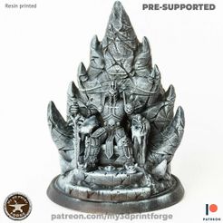 King_throne1.jpg 3D file Death King on Throne・3D print model to download
