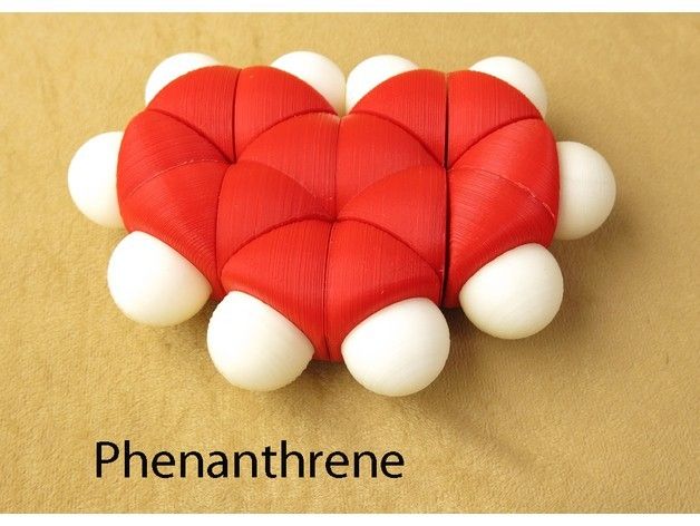 a2cc1c91a0829991d2e88f324f85870f_preview_featured.jpg Download free STL file Space-filling molecular models: Phenanthrene adventure pack • Design to 3D print, harfigger