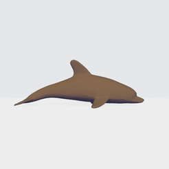 dolfin-01.3.png Free STL file dolphin 01・3D printable design to download