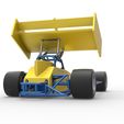 19.jpg Diecast Supermodified front engine Winged race car V2 Scale 1:25