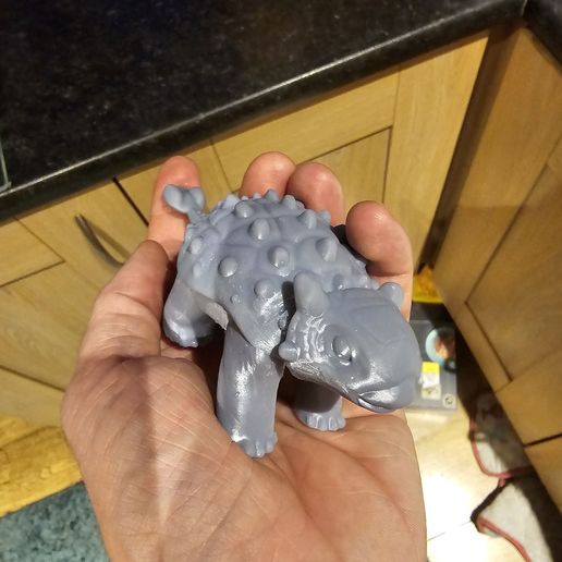 🗺️ Bumpy Jurassic World Ankylosaurus・3D Print with the Anycubic