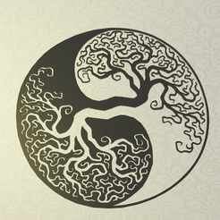 arbol.png Tree of Life: Yin Yang (Wall art)