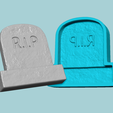 tb.png Halloween Molding A08 Tomb - Chocolate Silicone Mold