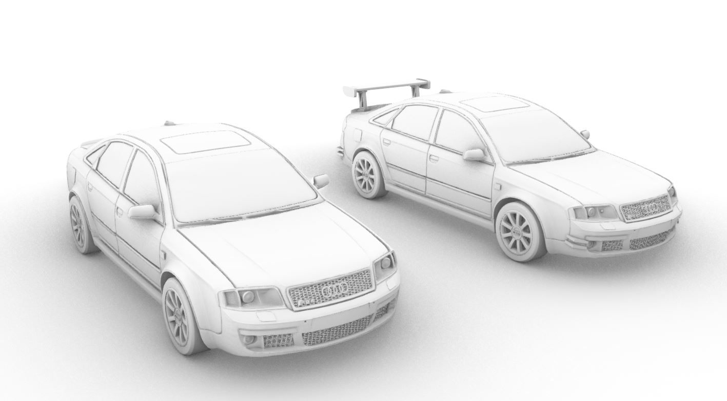Descargar archivo STL Audi RS6 2003 • Objeto para imprimir en 3D ・ Cults