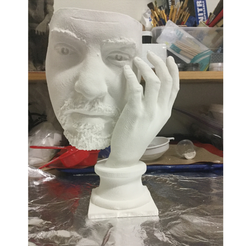 Capture d’écran 2017-09-21 à 12.58.46.png Free OBJ file Solitude (Taking Off The Mask)・3D printing template to download, 3DLirious