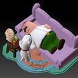 1.jpg Family Guy (Griffin)  Model Printing Miniature Assembly File STL-OBJ for 3D Printing FDM-FFF DLP-SLA-SLS