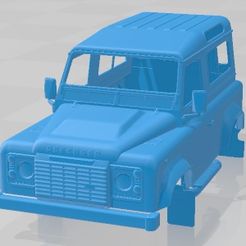 Land-Rover-Defender-Works-V8-1.jpg 3D file Land Rover Defender Works V8 Printable Body Car・3D printer model to download, hora80