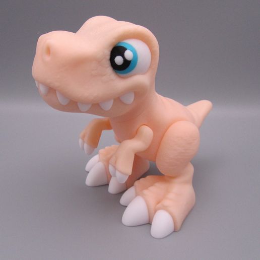 Rexy-The-Tyrannosaurus-4.jpg Rexy The Tyrannosaurus (Easy print and Poseable)