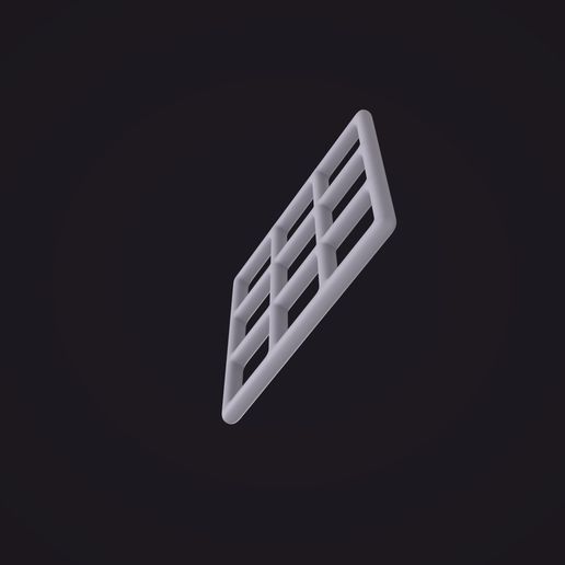 🟪 Square Grid・ STL File for 3D printing・Cults