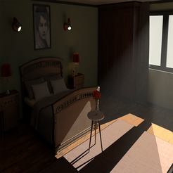 untitled.png Bedroom 3D Model