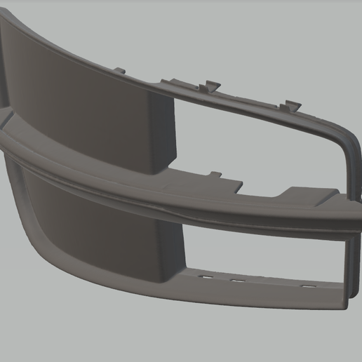 Audi A6 C7 Front Bumper Ventilation Grille  4G0 807 681 9B9 3D model