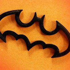Bat_mark.jpg Free STL file Bookmark Batman Book Separator・3D printing model to download