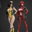 0.png Wolverine x Deadpool - Akeno x Rias