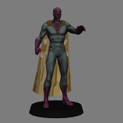 01.jpg Vision - Avengers Infinity War - LOW POLYGONS AND NEW EDITION